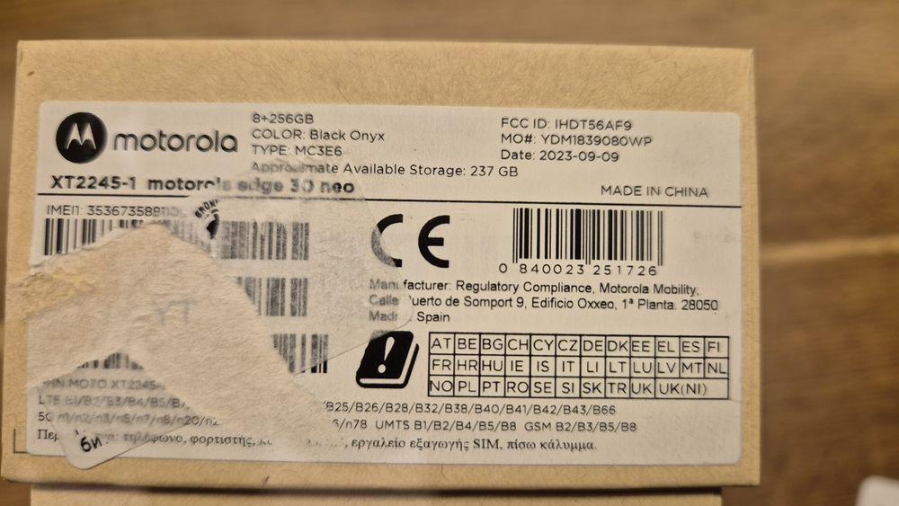 Motorola edge 30 neo