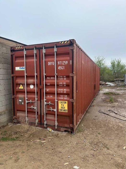 40 фут контейнер 12 м | Высота 2.9 м | Нукус