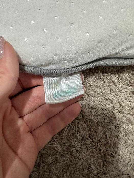 Perna plagiocefalie pt bebe cu 2 rânduri de fețe de pernuță