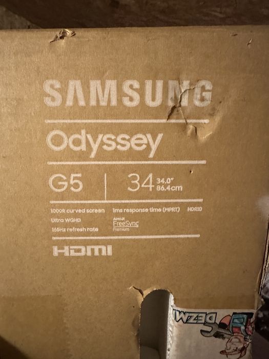 Monitor Curb Samsung Odissey G5 - 34 inch impecabil