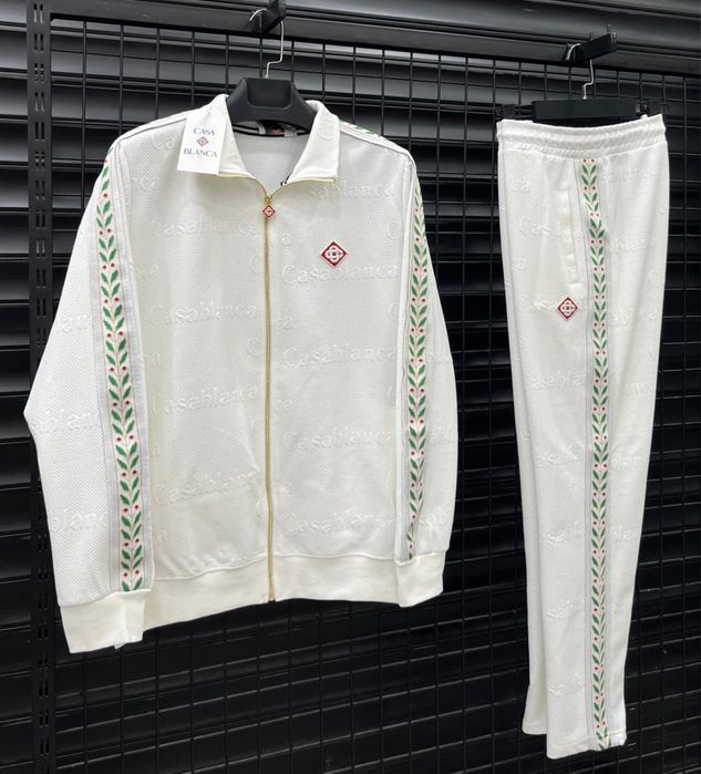 Trening Barbati Casablanca Alb Regular Fit!