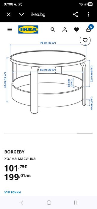 Кръгла маса икеа