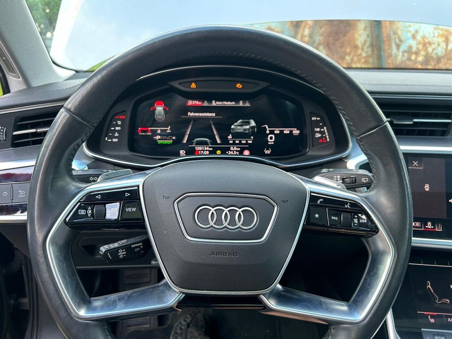 Volan din piele cu încălzire Audi A6 4K C8 ( volan fără airbag)