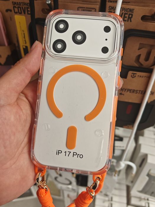 IPhone 17 Pro,17 Pro Max  Magsafe гърбове с връзка през рамо