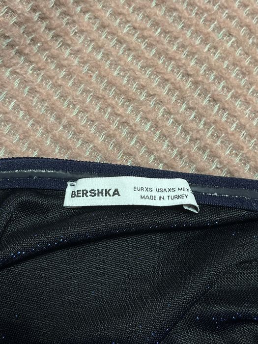 Блестящ топ без презрамки