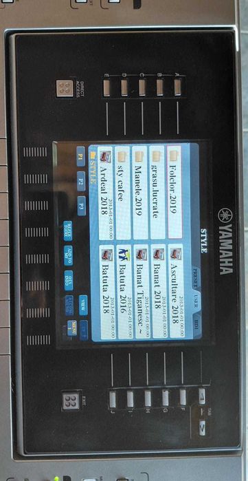 Orga Yamaha Tyros 5 cu 76 clape