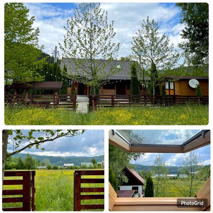 Cabana pe marginea lacului Izvorul Muntelui / Bicaz, mobilata, utilata