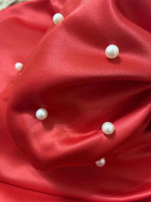 Платье красное для девочки 3-6 лет