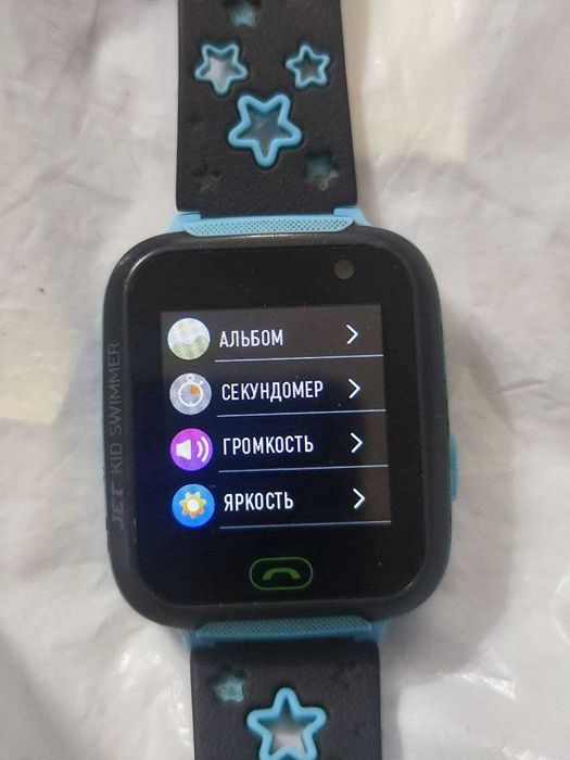 детские часы трэкер Jet Kid Swimmer Blue