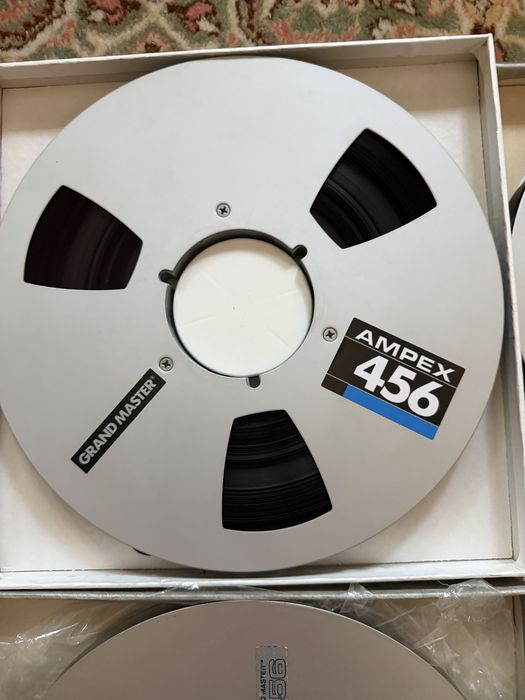 magnetofon AMPEX 456 Grand Master 1/2" Role metalice