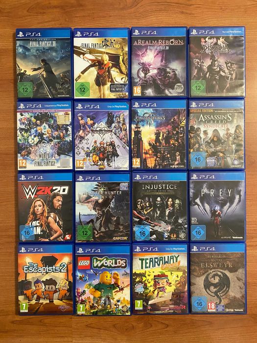 PS4 игри – Monster Hunter World, Kingdom Hearts, Final Fantasy + още | 9€ / брой