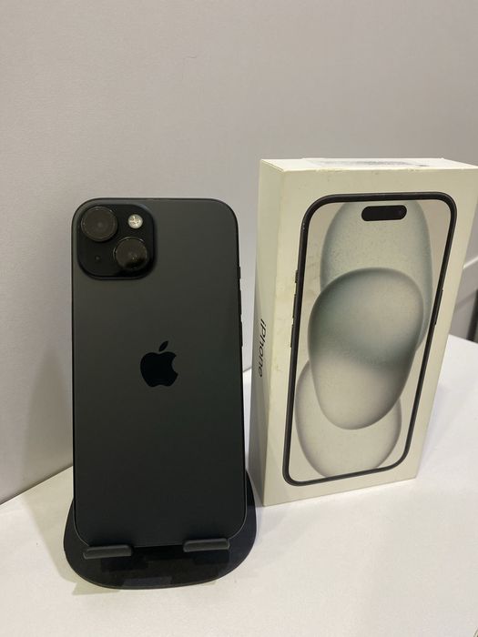 Iphone 15, 256 гб, черный.