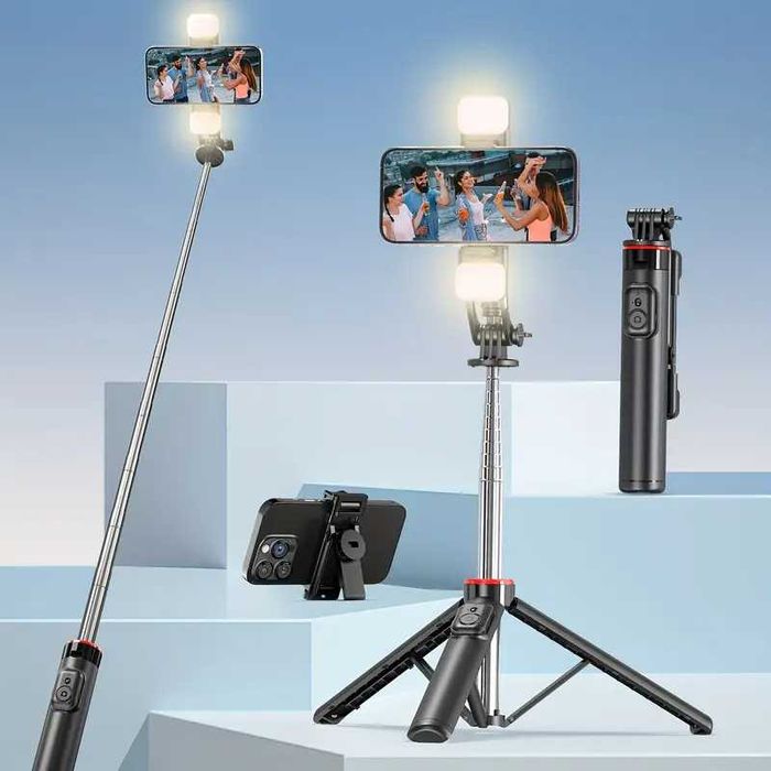 3 в 1 -селфи палка - штатив - пульт BT - качество - гарантия -доставка