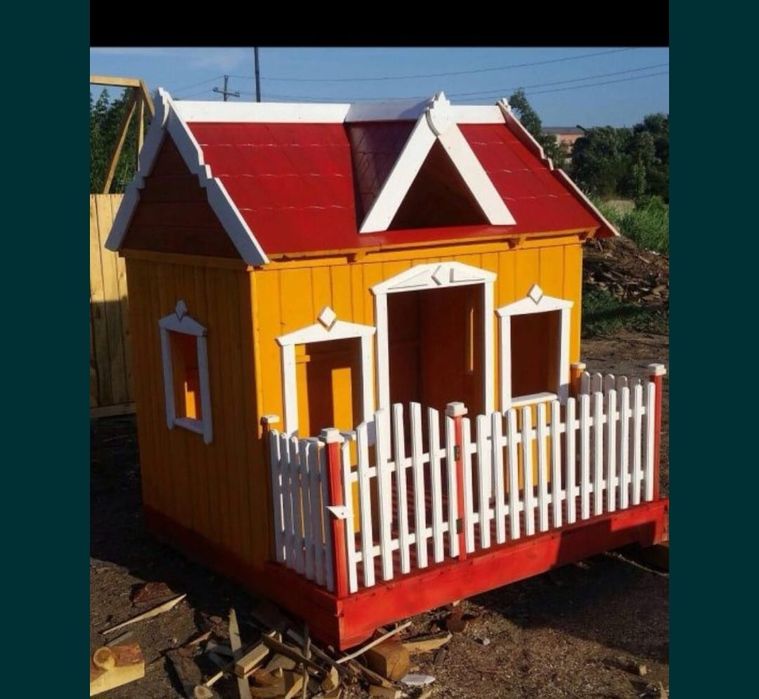 Детские домики из дерева