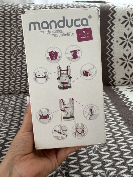 Marsupiu ergonomic Manduca First x Bellybutton (SoftBlossom Light) - Ca NOU