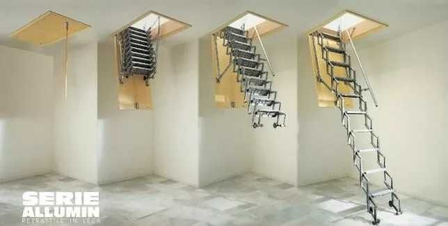 Montaj scara de mansarda/pod