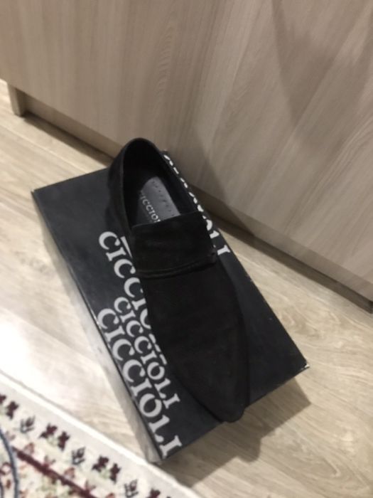 Туфли замшевые натуральные