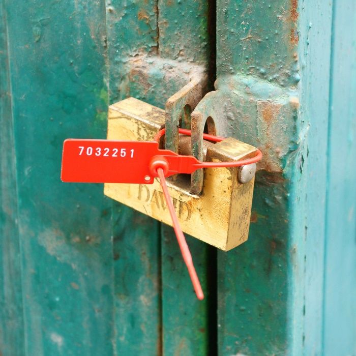 Пломба пластиковая номерная ПК-91 (140мм), (220мм), (320мм)