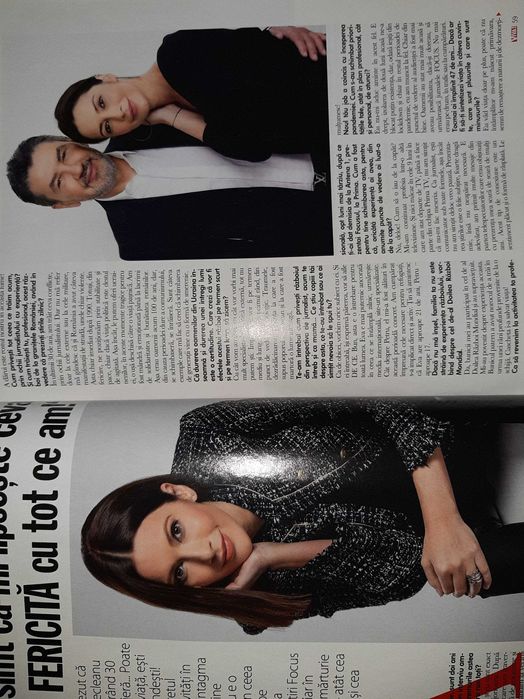 Revista Viva cu Stefan Banica si Lavinia Parva pe coperta