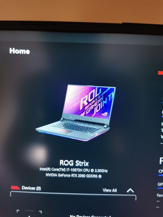 Laptop gaming  Asus Rog Strix, I7, RTX stare excelenta