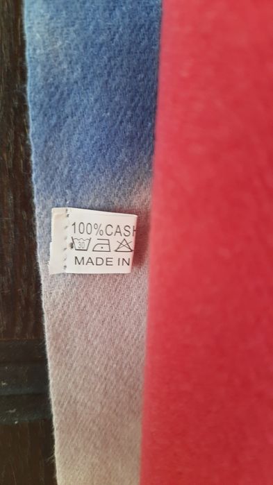 Голям шал от кашмир 70×180 см. - чисто нов