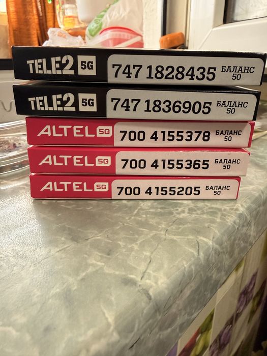 Номера алтел и теле2