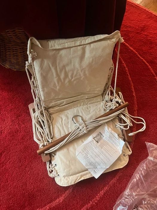 Leagan Swinger suspendat. Bumbac. Nou