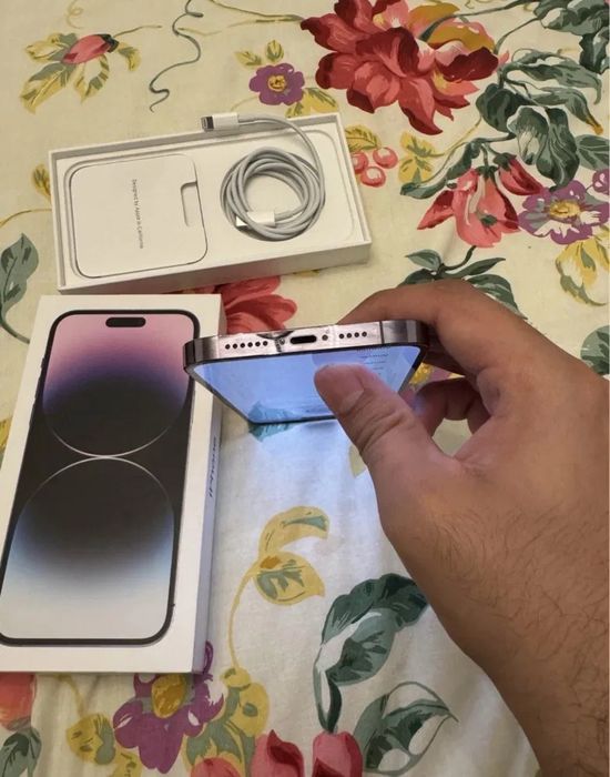 iPhone 14 Pro Max 128GB Purple 10/10 X XS 11 12 13 15 16 Samsung S A