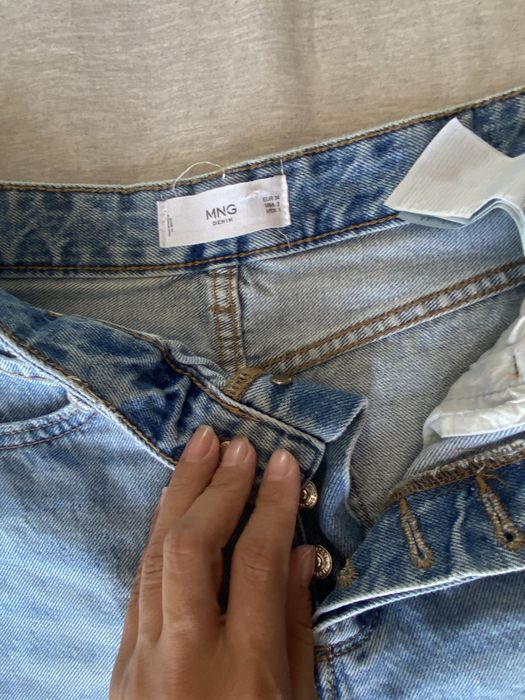 Дънков къс панталон