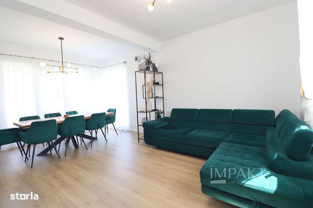 Duplex superb la vanzare, finisat, mobilat, utilat, situat in Chinteni