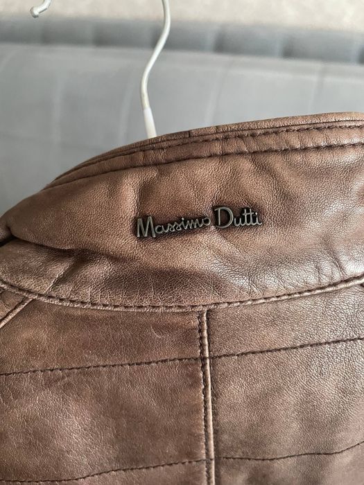 Кожаная куртка Massimo Dutti Оригинал Двусторонняя