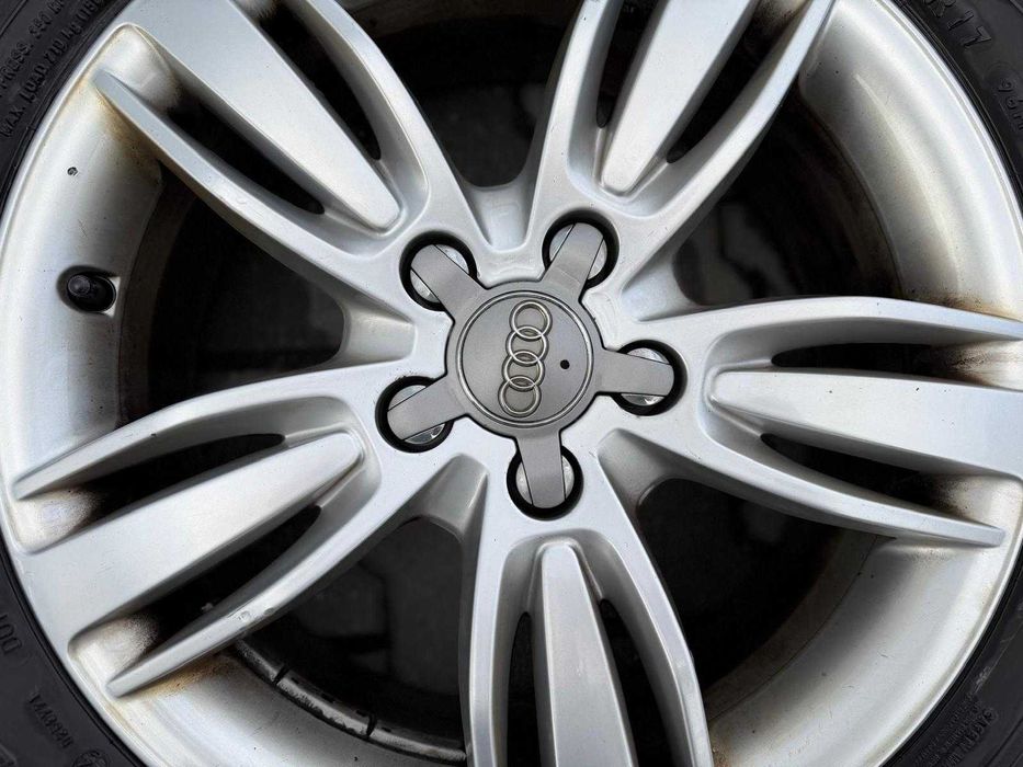 Set jante Audi originale + anvelope DUNLOP 215/60 R17 de iarna