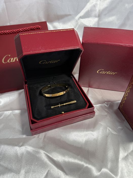 Bratara Cartier aurie 16 cm