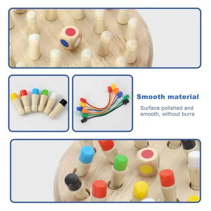 настолна игра с въженца за разплитане на възли с въже Мемори 2 в 1