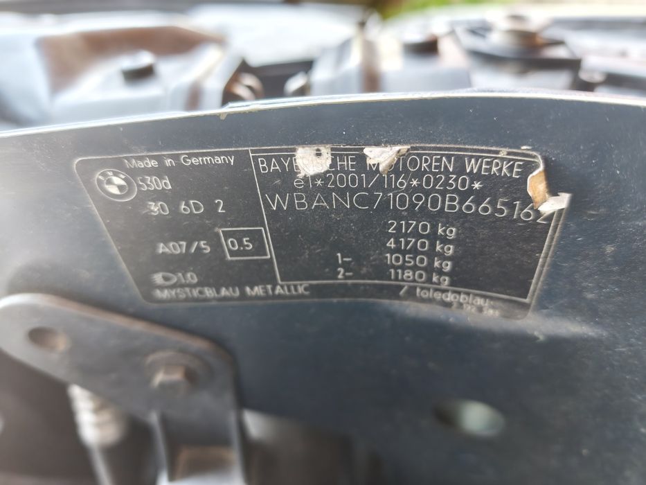 Bmw e60 530d 218 на части