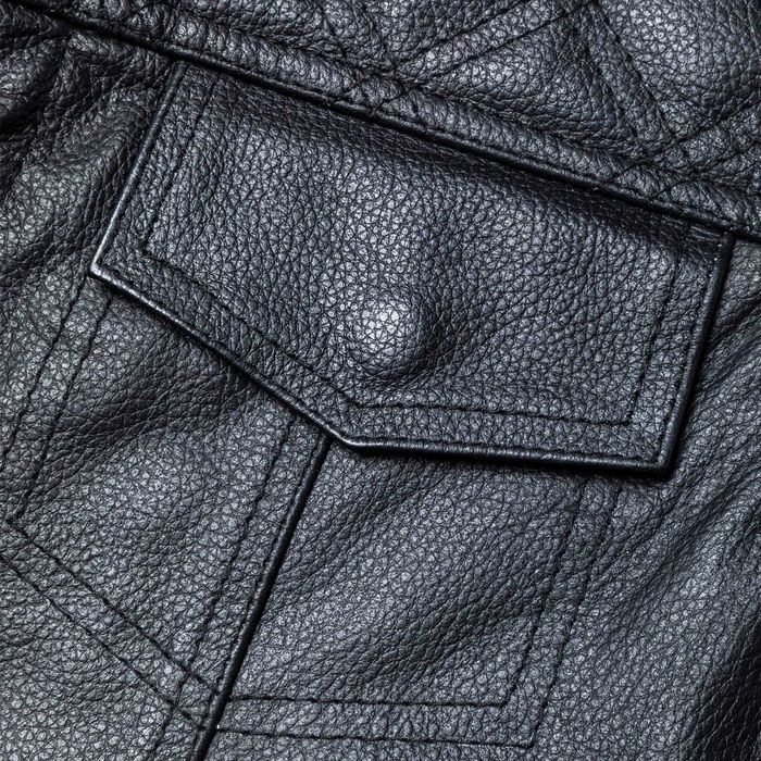 Vestă Moto Piele Naturală Black Renegade Nouă - Ideală Chopper, Biker, Cruiser, Custom. Echipament Piele Premium