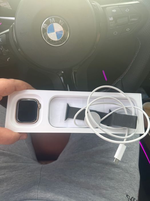 Apple watch seria 11 gold Titanium Cell