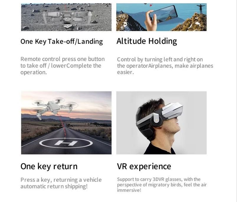 ДРОН с две камери dual 4K cameras 998 pro