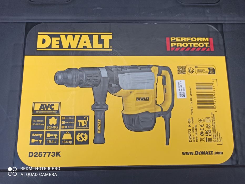 Перфоратор DEWALT D25773K