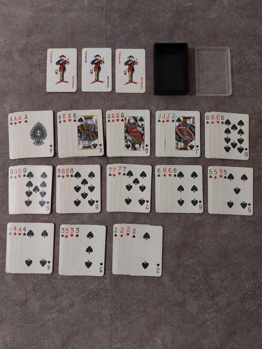 Старо тесте карти 52 бр. + 3 джокера