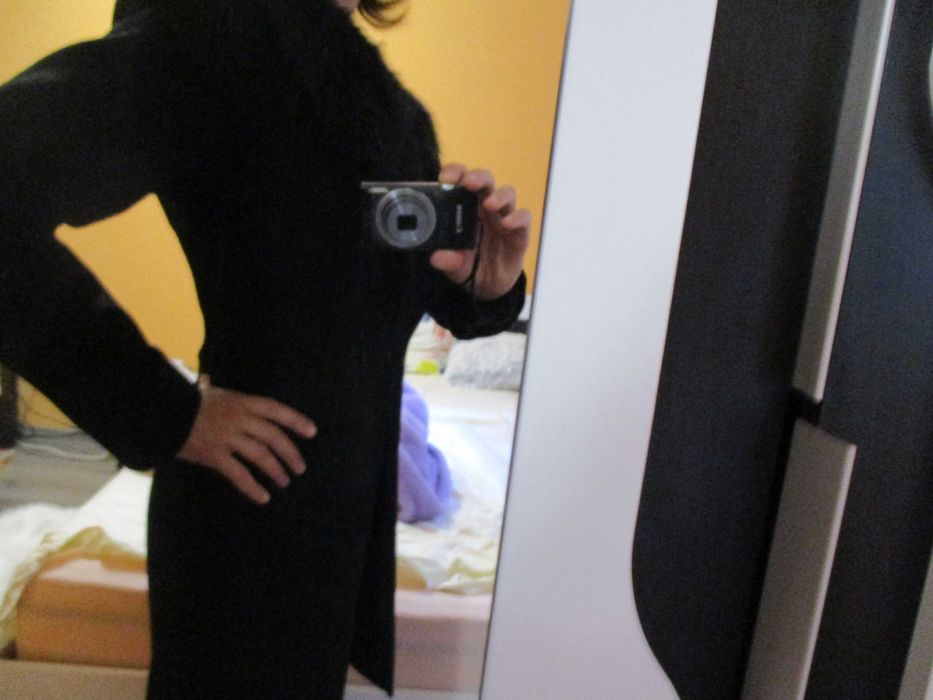 Дамско палто черно