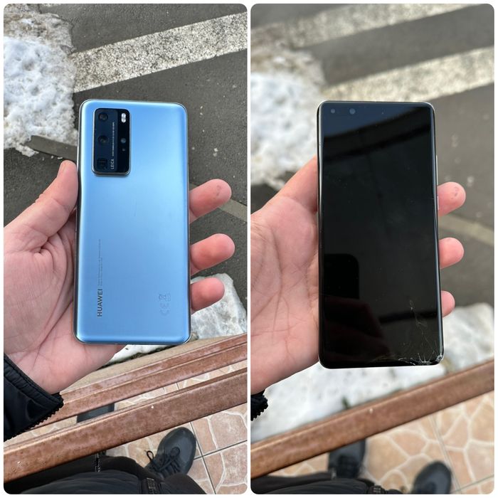 Huawei p40 pro cu displayul spart pentru piese