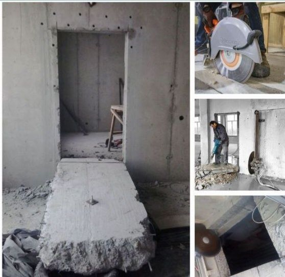 Бетон кесиш ва тешиш бузуш перфоратор хизмати