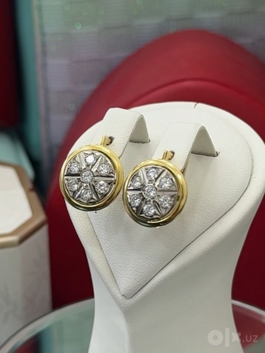 Серьги с бриллиантами