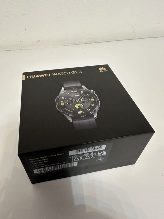 Oferta, Huawei Watch GT4 Black 46mm, ca Nou, Garantie 07.11.2027