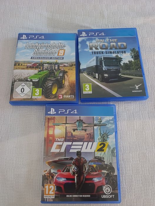 Jocuri ps4 crew 2, farming simulator, on the road truck