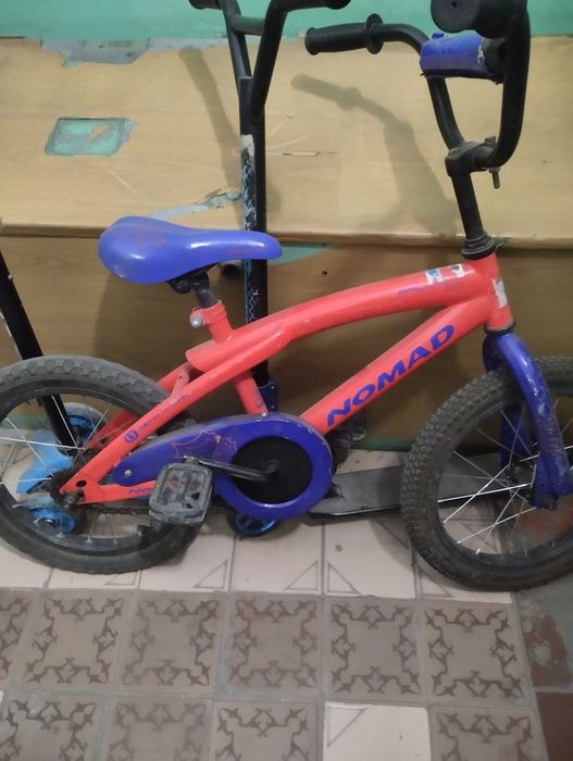 Велосипед +самокат в подарок на 5-7лет