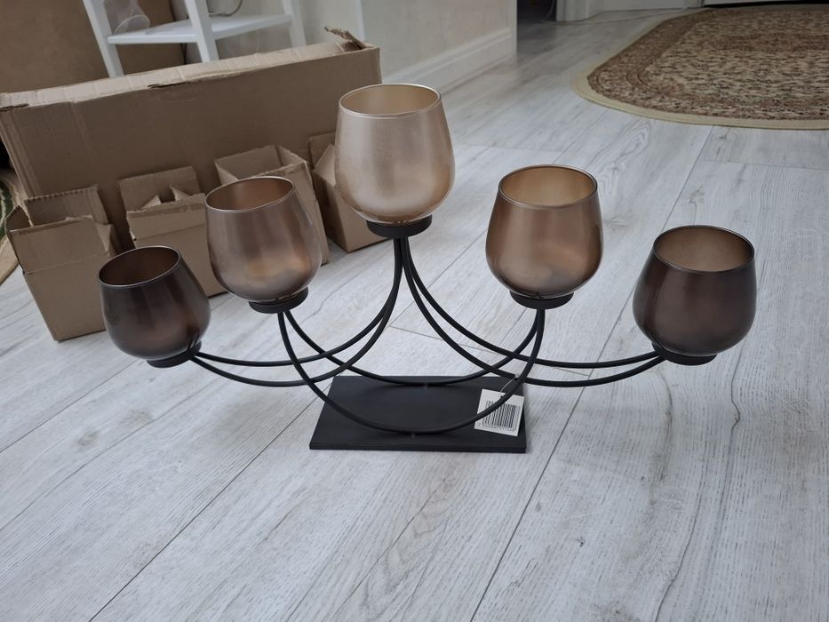 Новый 5-рожковый канделябр