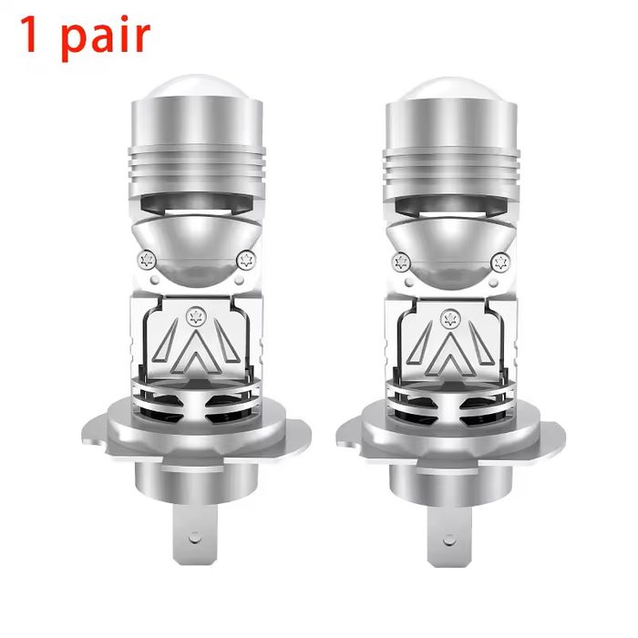 H7 LED Мини Прожекторни Лупи – 1:1 Размер – 100W  – Monto.bg