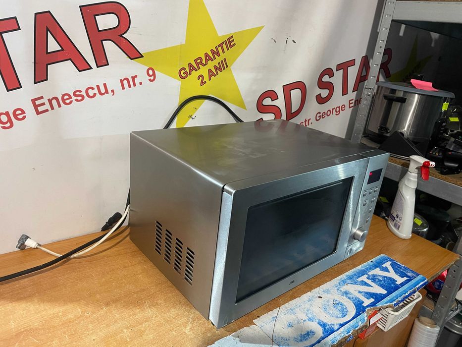 Cuptor Microunde Combi-magnetron 25L Inox ETNA ECM243RVS Garantie2ani